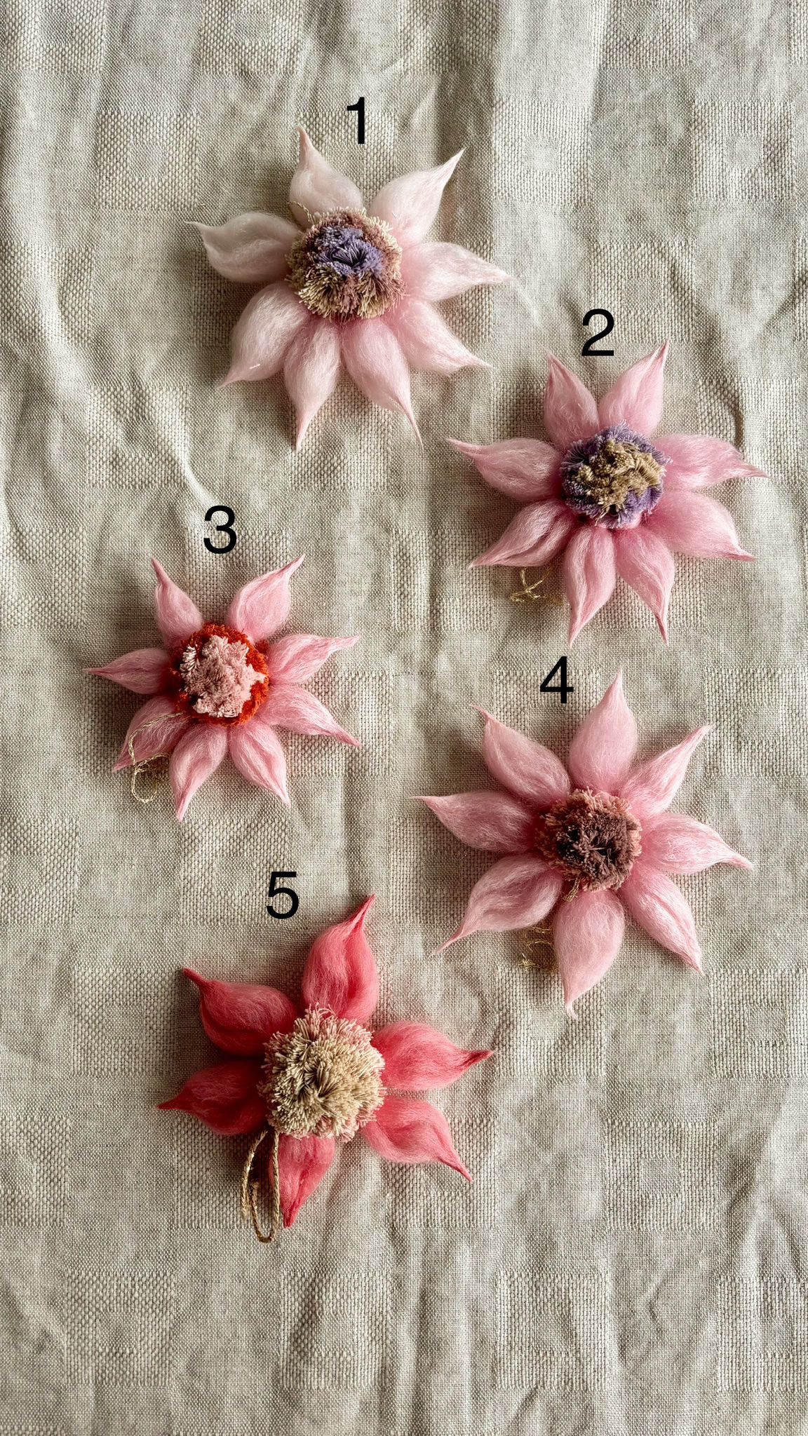 Hanging Flowers - Pink