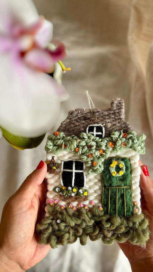 White & green cottage