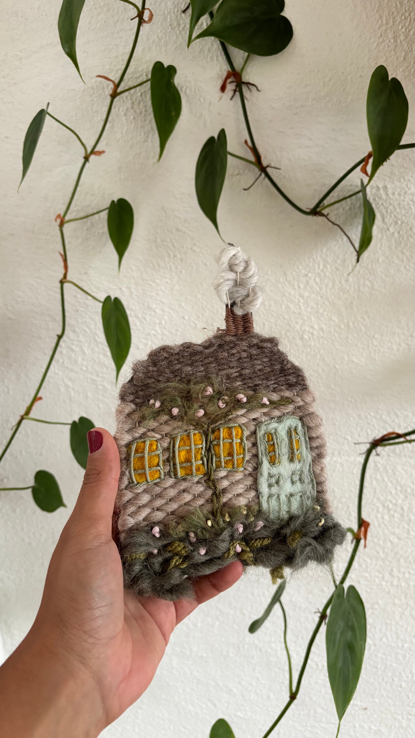 Cottage with tree