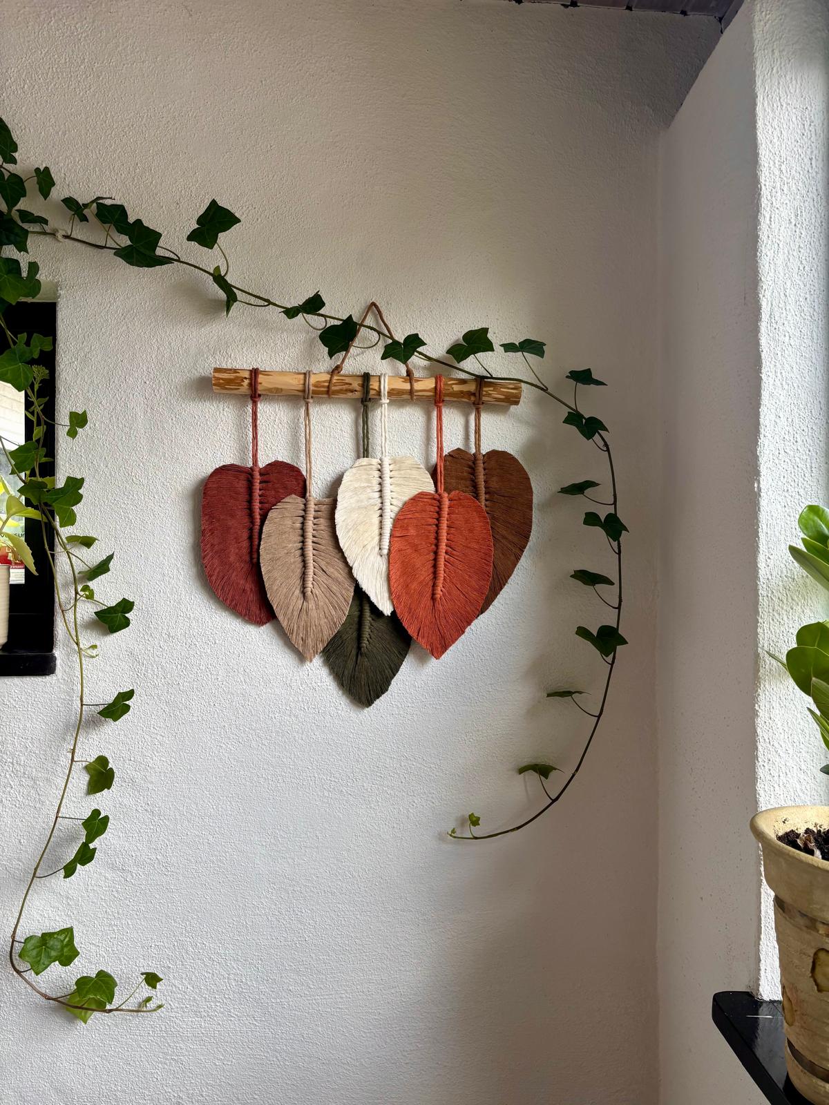 Leaf wall hanging #1 - available work