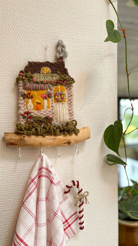 Flower shop wall holder