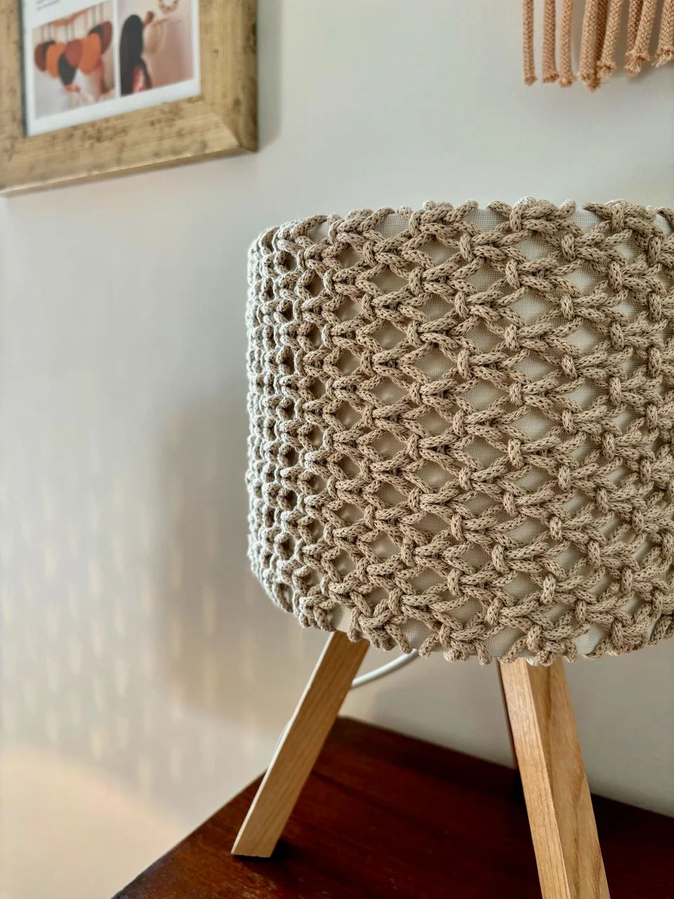 Bloom table lamp - wood base