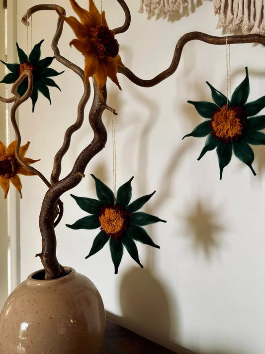 Flower ornaments - Christmas edition