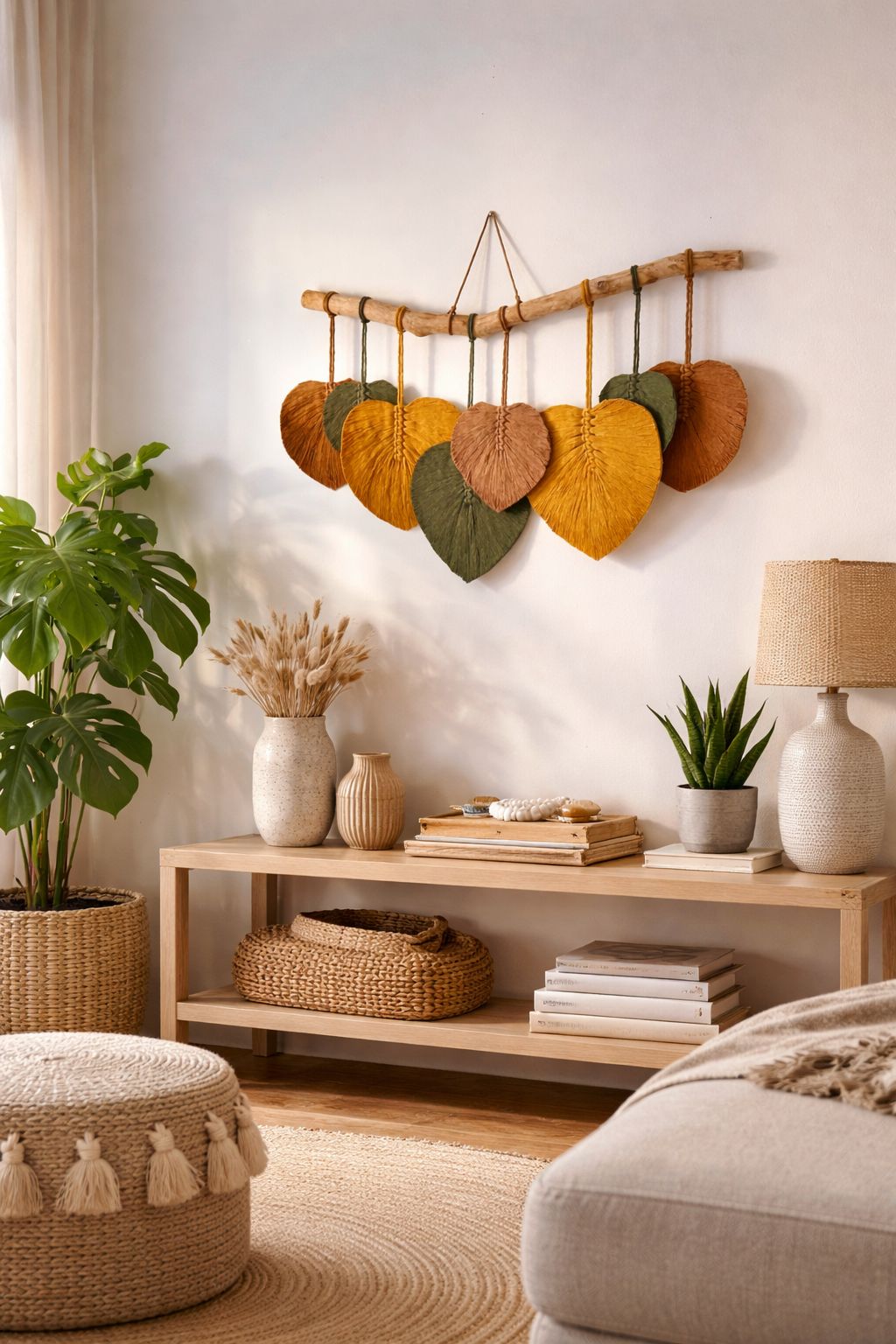 Leaf wall hanging - Made to order